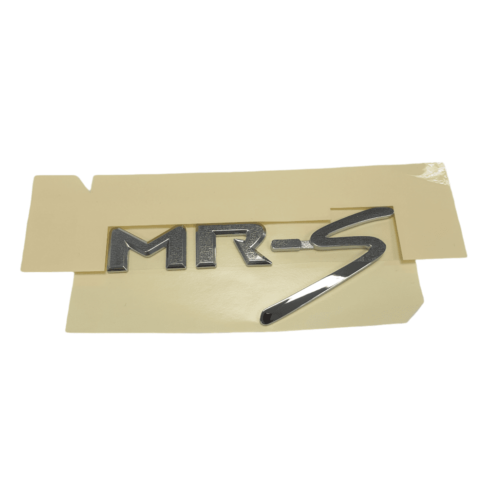 GENUINE TOYOTA REAR "MR-S" BADGE EMBLEM - MR2 MK3 ROADSTER ZZW30