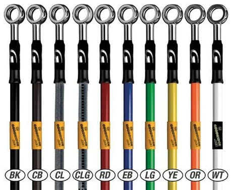 GOODRIDGE BRAIDED BRAKE LINES HOSES KIT | HONDA ACCORD CL7/9