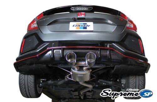 GREDDY SUPREME SP EXHAUST TWIN TIPS HONDA CIVIC TYPE R FK8 17-21