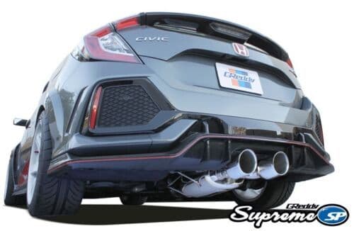 GREDDY SUPREME SP EXHAUST TWIN TIPS HONDA CIVIC TYPE R FK8 17-21