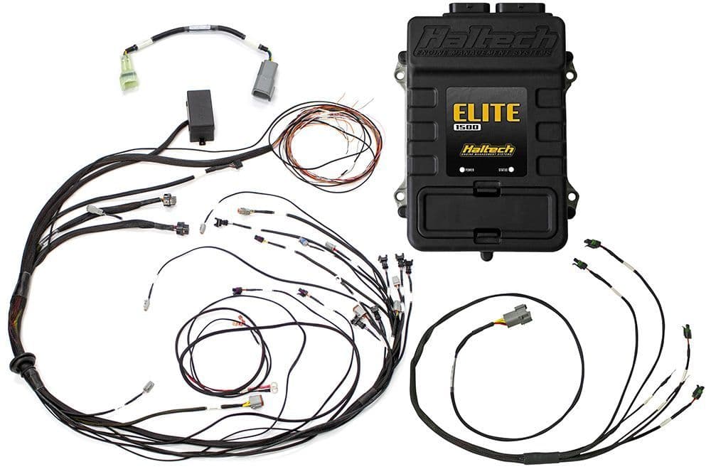 HALTECH ELITE 1500 + MAZDA 13B S4/5 CAS WITH IGN-1A IGNITION TERMINATED HARNESS KIT (BOSCH EV1)