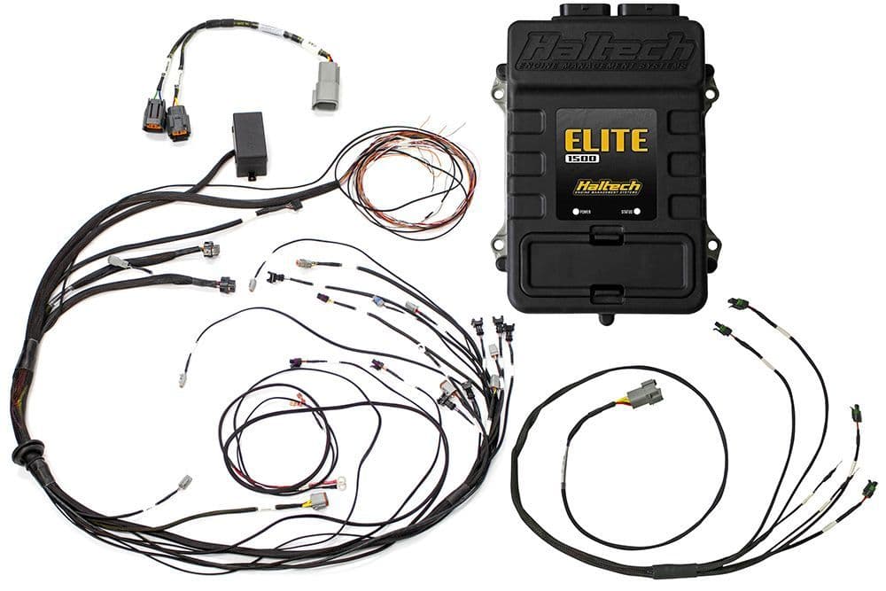 HALTECH ELITE 1500 + MAZDA 13B S6-8 CAS WITH IGN-1A IGNITION TERMINATED HARNESS KIT (BOSCH EV1)
