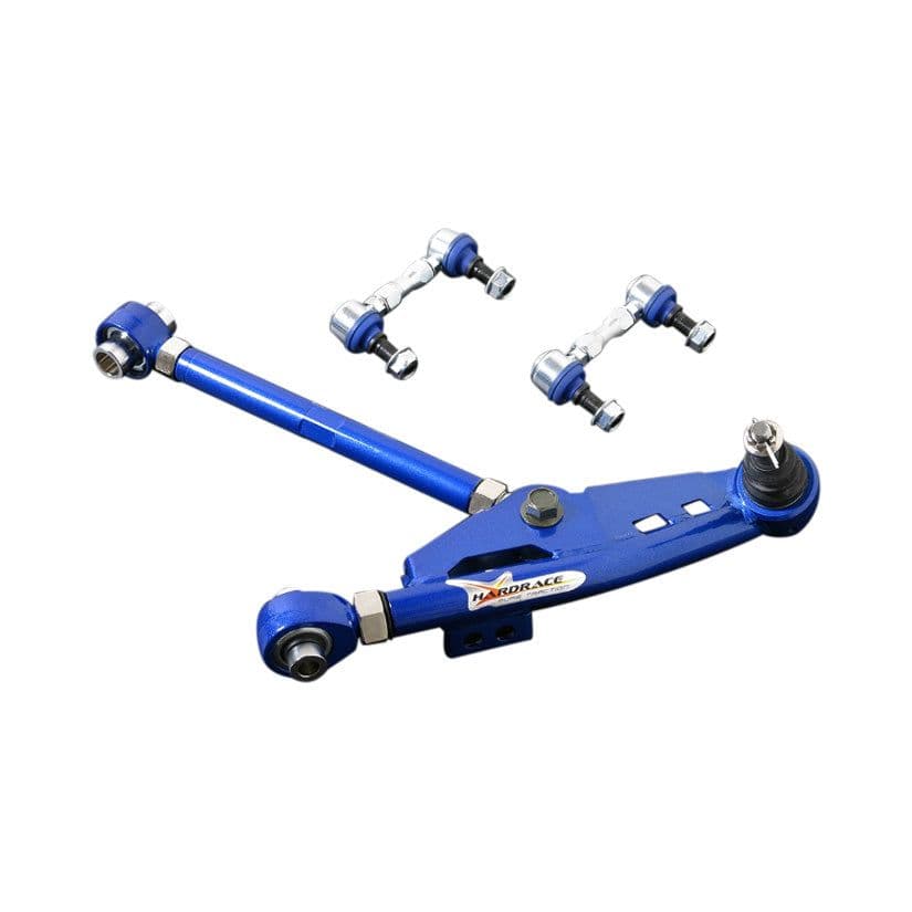 HARDRACE ADJUSTABLE FRONT LOWER CONTROL ARM AND DROP LINKS SPHERICAL 4PC SET TOYOTA FT86 SUBARU BRZ