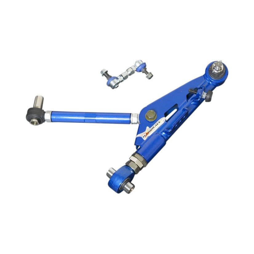 HARDRACE ADJUSTABLE FRONT LOWER CONTROL ARMS AND DROP LINKS V2 SPHERICAL 4PC SET NISSAN 200SX S13