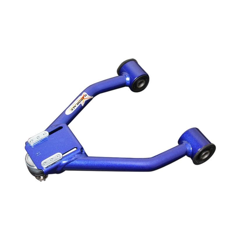 HARDRACE ADJUSTABLE FRONT UPPER CAMBER ARMS HARDENED RUBBER BUSHES 2PC SET MAZDA MX5 MIATA 89-97