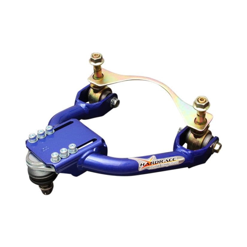 HARDRACE ADJUSTABLE FRONT UPPER CAMBER KIT WITH HARDENED RUBBER BUSHES 2PC SET HONDA CIVIC CRX 88-91