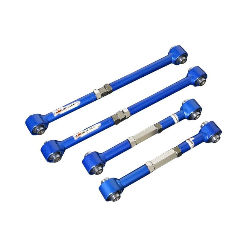 HARDRACE ADJUSTABLE REAR LATERAL ARMS WITH SPHERICAL BEARINGS 4PC SET NISSAN MARCH MICRA K11