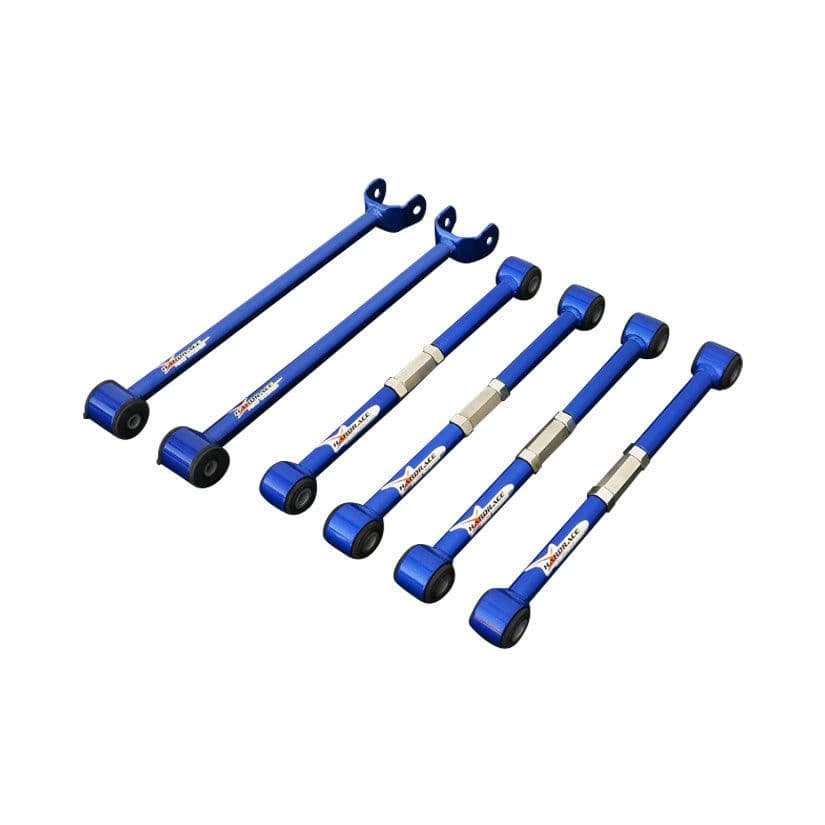 HARDRACE ADJUSTABLE REAR LINKS WITH HARDENED RUBBER BUSHES 6PC SET TOYOTA PREMIO T240
