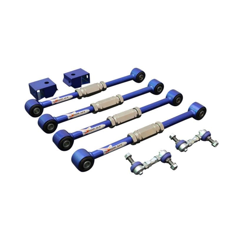 HARDRACE ADJUSTABLE REAR REAR LATERAL RODS SPHERICAL 6PC SET SUBARU IMPREZA GC GG LEGACY BD BH