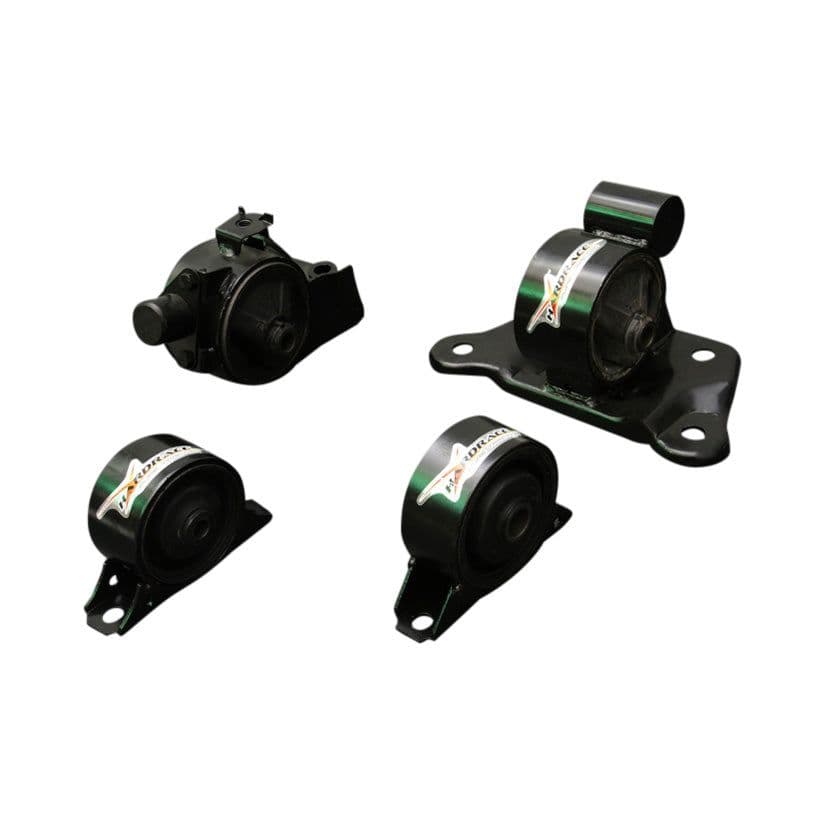 HARDRACE HARDENED ENGINE MOUNTS 4PC SET MITSUBISHI LANCER VIRAGE 1.8 AT 97-00