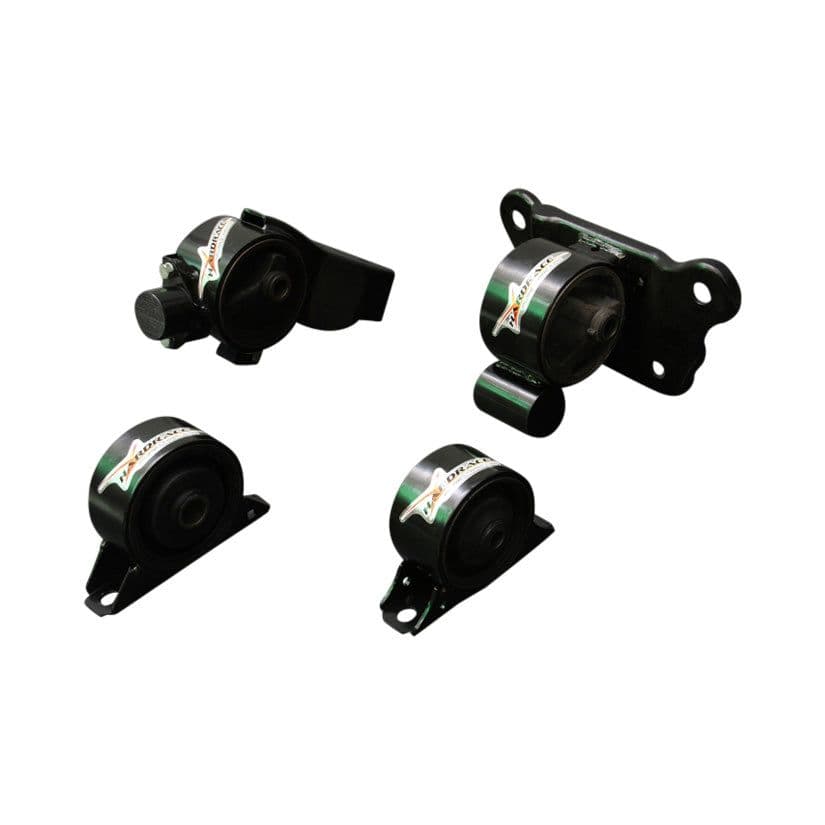 HARDRACE HARDENED ENGINE MOUNTS 4PC SET MITSUBISHI LANCER VIRAGE AT 1.6 97-00
