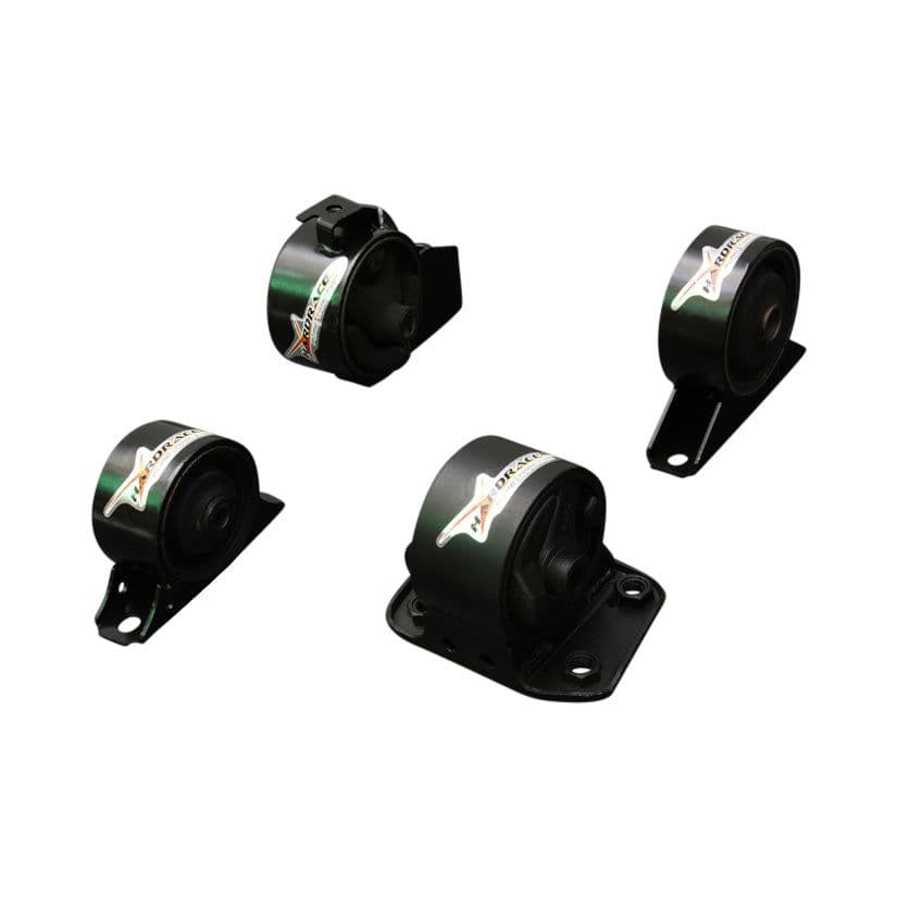 HARDRACE HARDENED ENGINE MOUNTS 4PC SET MITSUBISHI LANCER VIRAGE AT 93-96