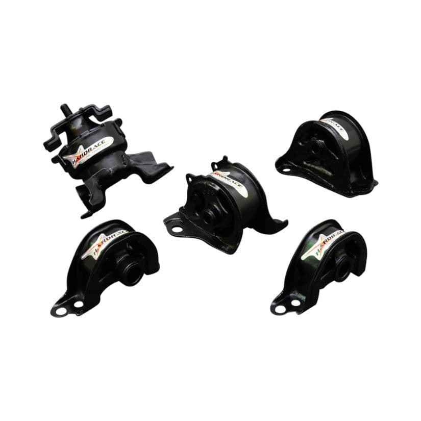 HARDRACE HARDENED ENGINE MOUNTS 5PC SET HONDA CIVIC EK B-SERIES D-SERIES 96-00