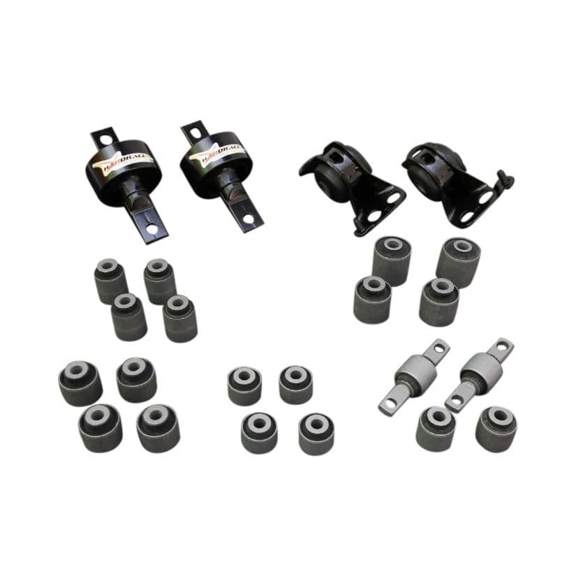 HARDRACE HARDENED RUBBER ARM BUSHES COMPLETE 24PC SET JDM HONDA INTEGRA DC2 TYPE R 94-01