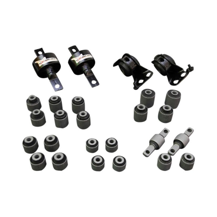 HARDRACE HARDENED RUBBER ARM BUSHES COMPLETE 26PC SET USDM HONDA INTEGRA DC2 RS/LS/SE/GS/GS-R 94-01