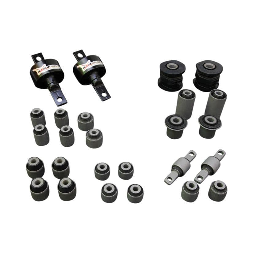 HARDRACE HARDENED RUBBER COMPLETE ARM BUSHES 26PC SET HONDA CIVIC EK JDM 96-00 USDM SI 99-00