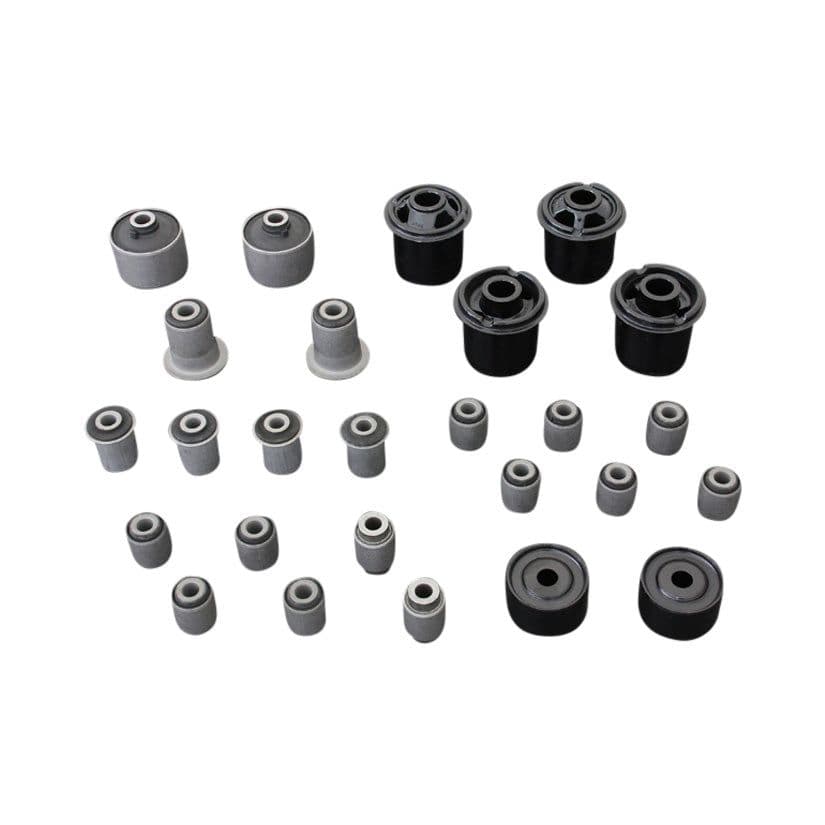 HARDRACE HARDENED RUBBER COMPLETE BUSHING SET 24PC SET NISSAN 200SX S15 SILVIA S15