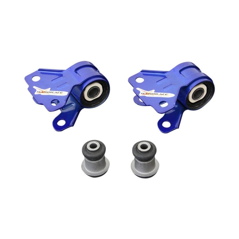 HARDRACE HARDENED RUBBER FRONT LOWER CONTROL ARM BUSHES 4PC SET MAZDA3 09-13 FOCUS MK3 11-18