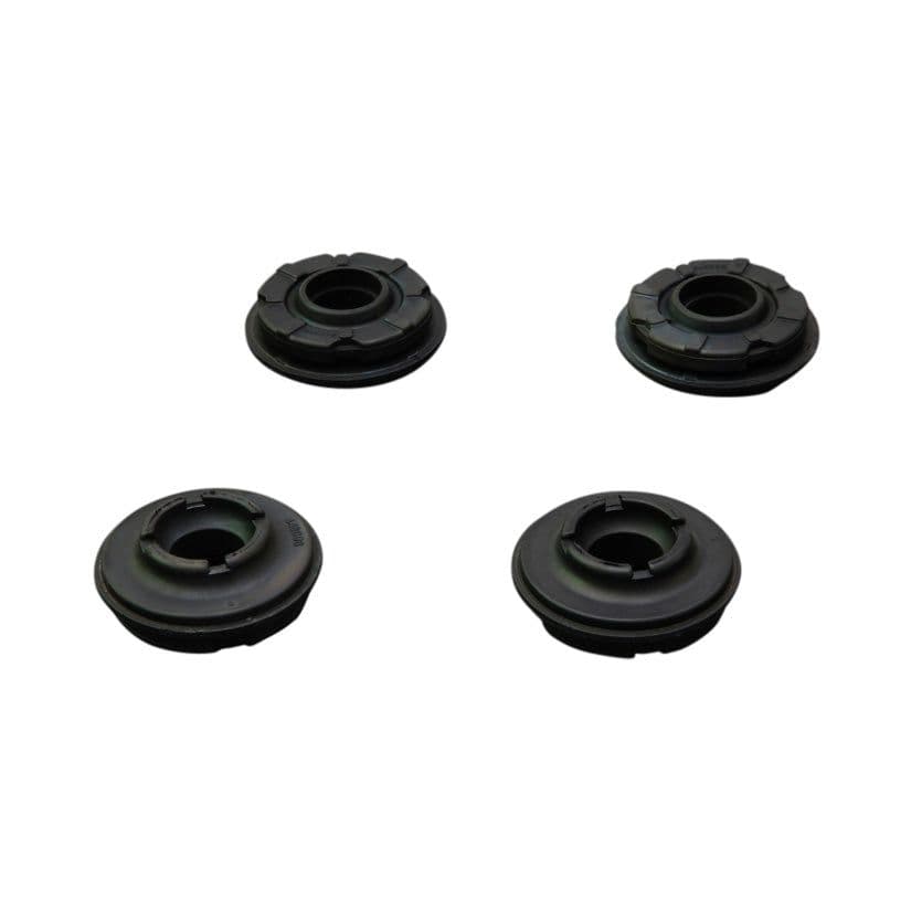 HARDRACE HARDENED RUBBER FRONT TENSION ROD BUSHES 4PC SET TOYOTA HIACE KDH200