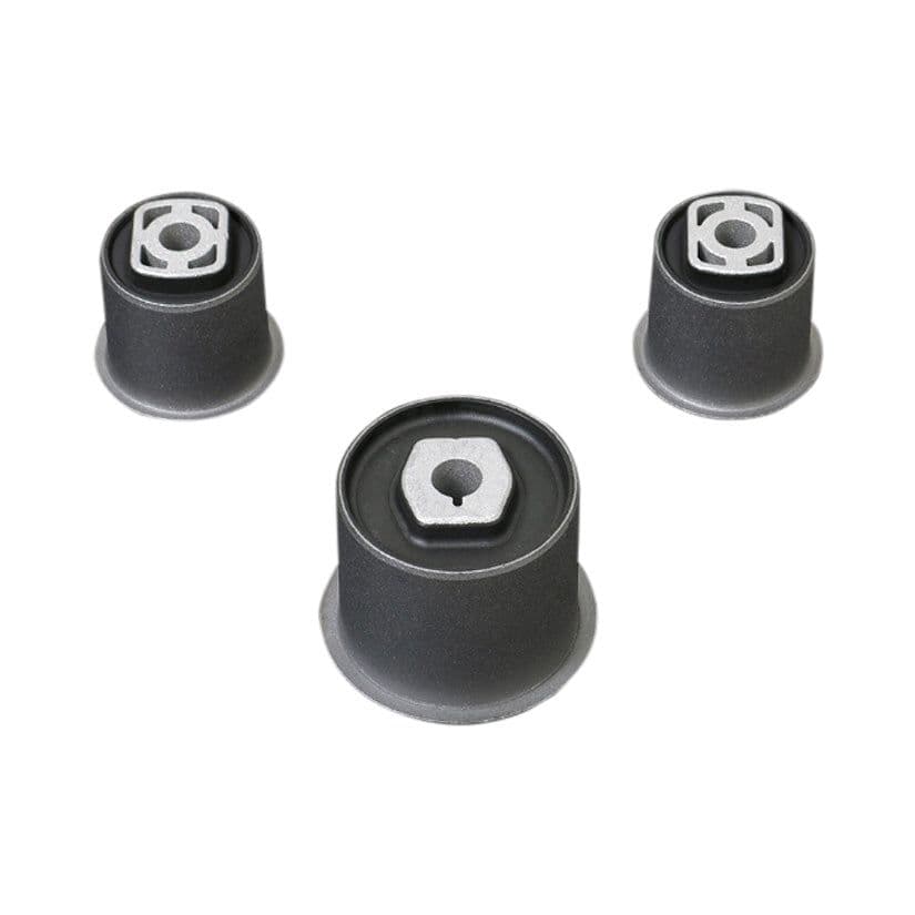 HARDRACE HARDENED RUBBER REAR DIFF BUSHES 3PC SET BMW 3 SERIES E9X NON M