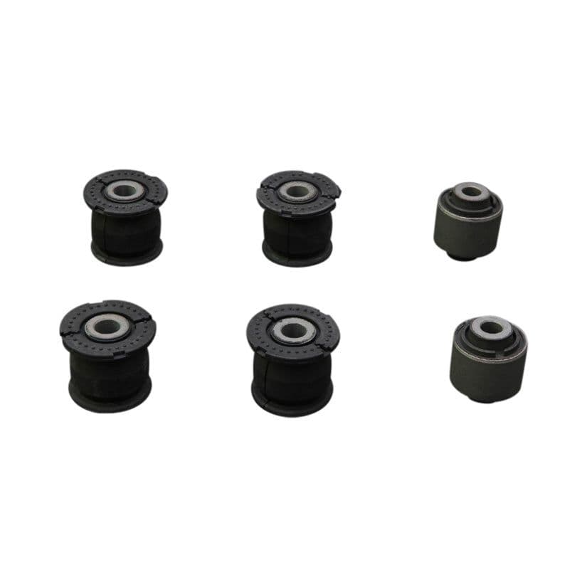 HARDRACE HARDENED RUBBER REAR KNUCKLE BUSHES 6PC SET HONDA INTEGRA DC5 02-06 CIVIC TYPE R EP3 01-05