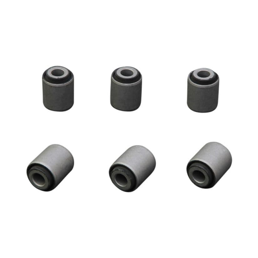 HARDRACE HARDENED RUBBER REAR TOE CAMBER AND TRACTION LINK BUSHES 6PC SET NISSAN 200SX S13