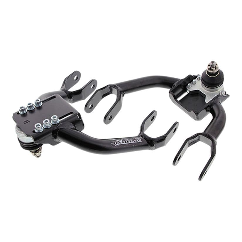 HARDRACE HONDA CIVIC EF/CRX FRONT UPPER CAMBER KIT BLACK - (NO BUSHING) 2PCS/SET