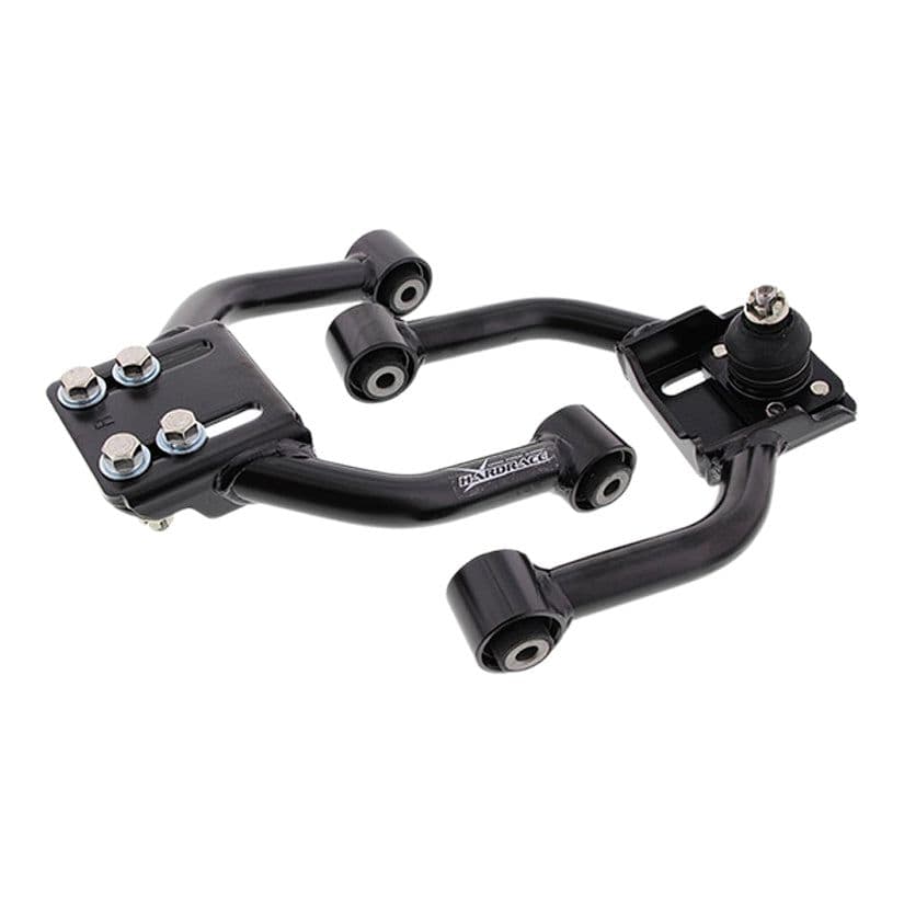 HARDRACE HONDA CIVIC EK FRONT UPPER CAMBER KIT BLACK - (HARDENED RUBBER) 2PCS/SET