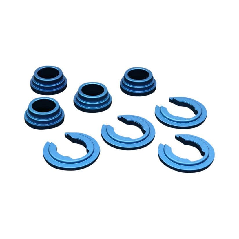 HARDRACE REAR SUBFRAME BUSHING COLLARS 8PC SET NISSAN 200SX S13 S14 SILVIA S15