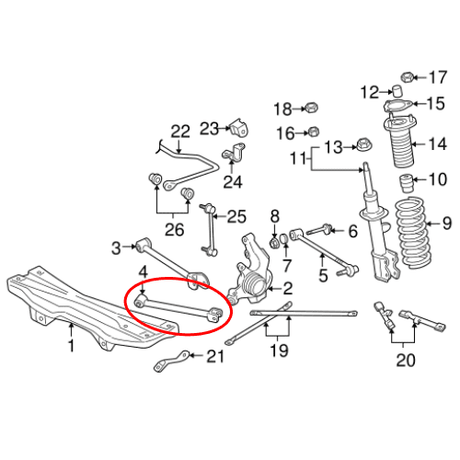 HARDRACE REAR TRAILING ARMS SPHERICAL BUSHES FOR TOYOTA MR2 ROADSTER MK3 ZZW30
