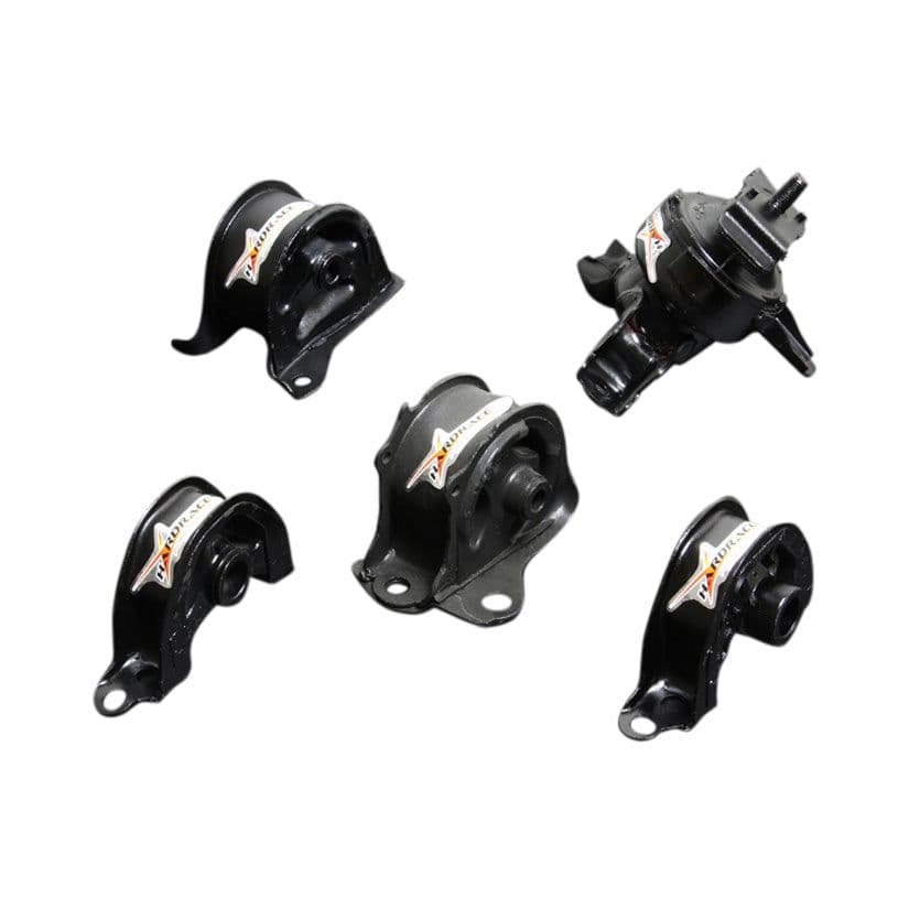 HARDRACE STREET SERIES HARDENED ENGINE MOUNT 5PC SET HONDA CIVIC EK 96-00
