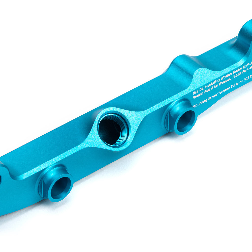 ACUITY K-Series Fuel Rail in Satin Teal Finish
