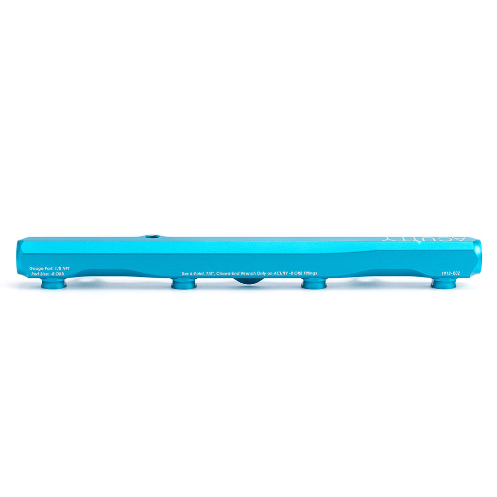 ACUITY K-Series Fuel Rail in Satin Teal Finish