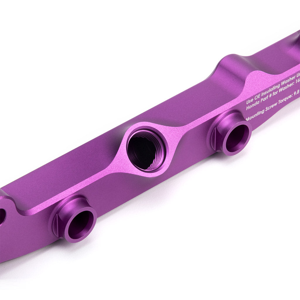 ACUITY K-Series Fuel Rail in Satin Purple Finish
