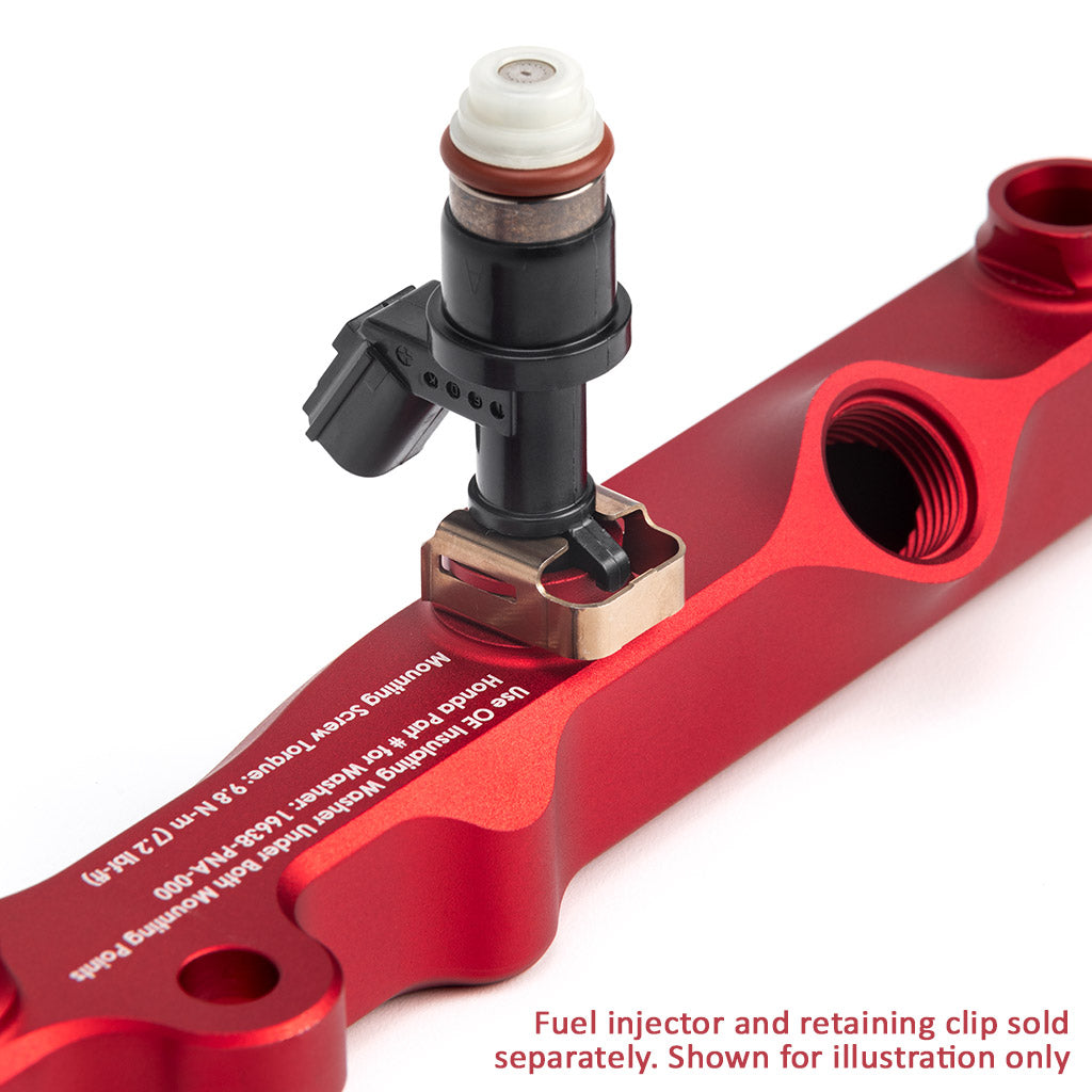 ACUITY K-Series Fuel Rail in Satin Red Finish