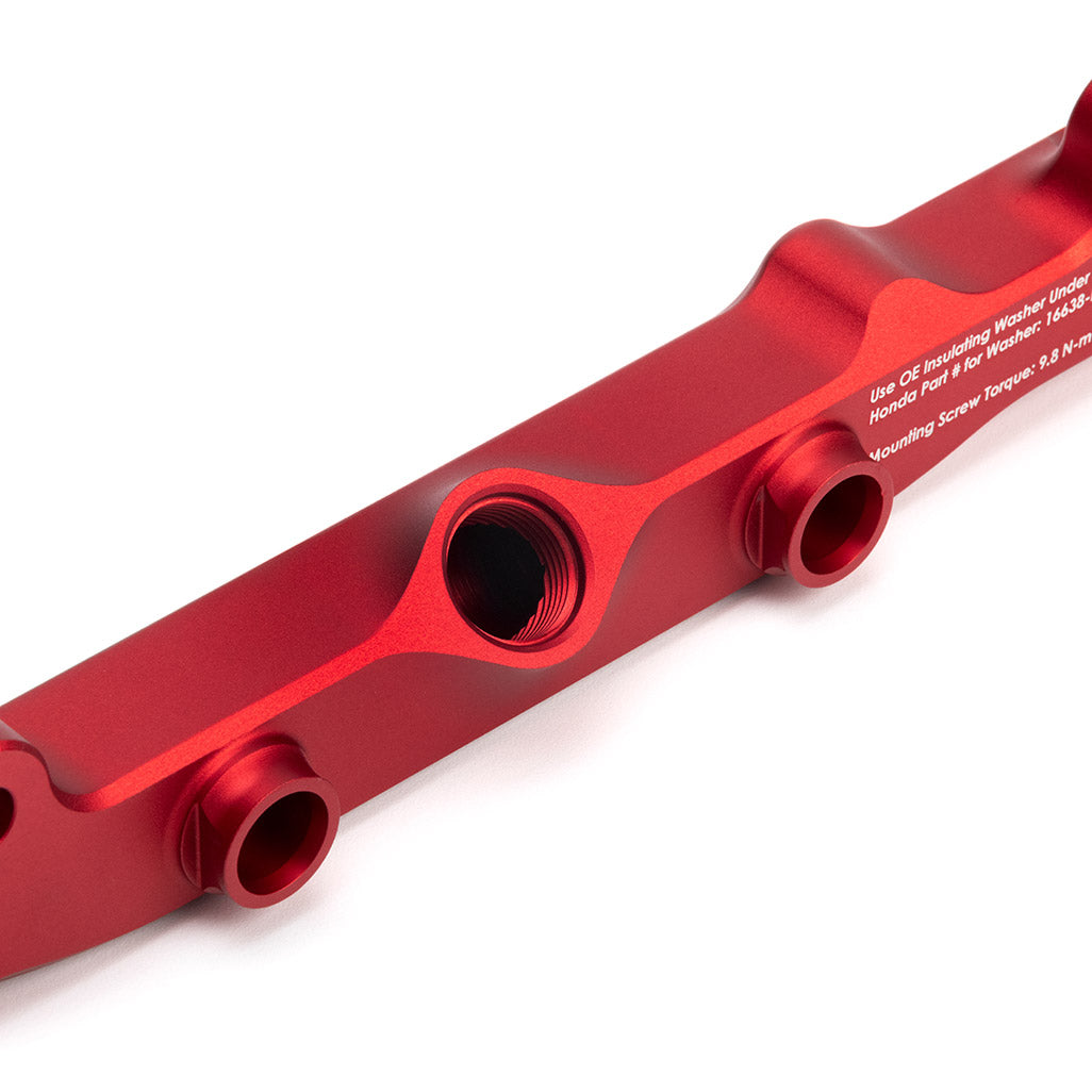 ACUITY K-Series Fuel Rail in Satin Red Finish