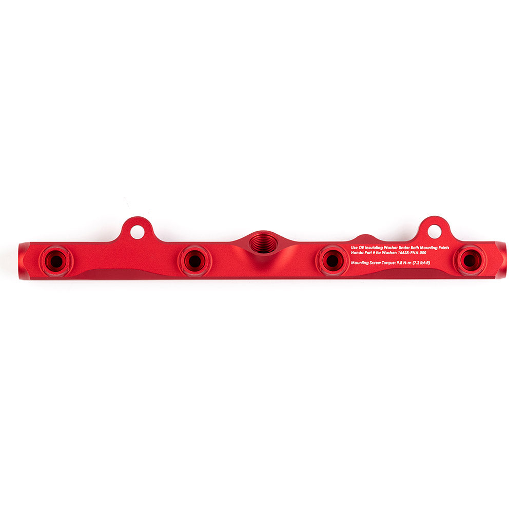 ACUITY K-Series Fuel Rail in Satin Red Finish