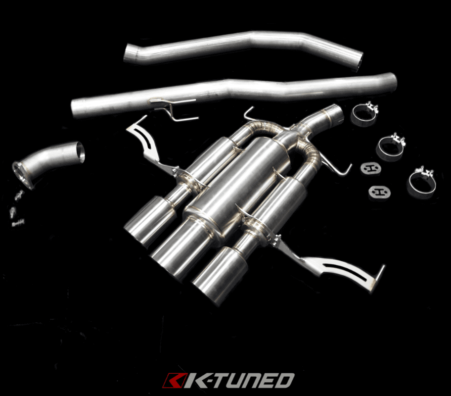 K-TUNED 3" CAT BACK EXHAUST HONDA CIVIC TYPE R FK8 2.5" DOWNPIPE FLANGE