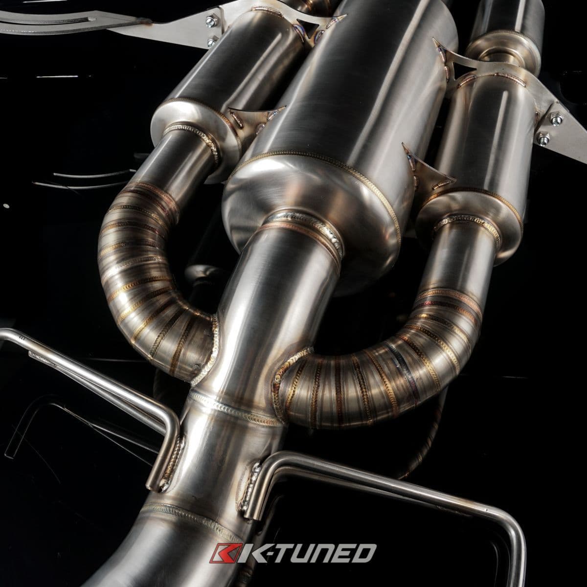 K-TUNED 3" CAT BACK EXHAUST HONDA CIVIC TYPE R FK8 2.5" DOWNPIPE FLANGE