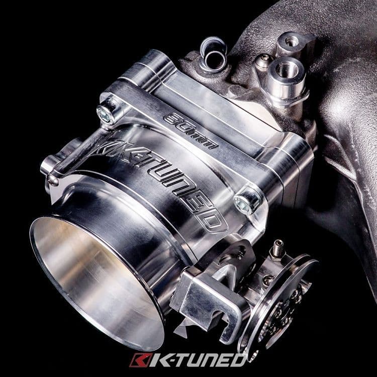 K-TUNED 80MM THROTTLE BODY K-SERIES K20 K24 W/ ADAPTER PLATE