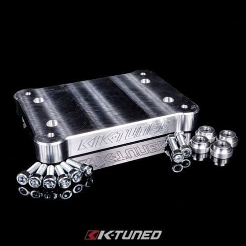 K-TUNED BILLET SHIFTER BASE PLATE MOUNTED ABOVE TUNNEL