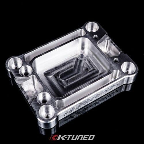 K-TUNED BILLET SHIFTER BASE PLATE MOUNTED ABOVE TUNNEL