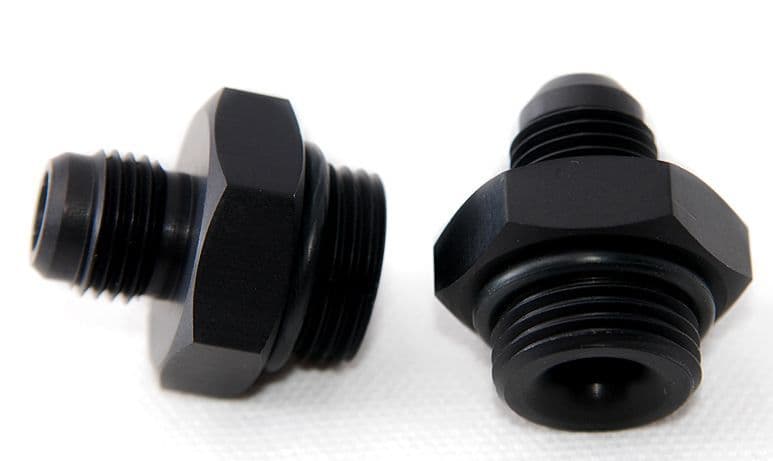 K-TUNED FUEL RAIL ADAPTERS (HI FLOW 8AN TO 6AN) 2X