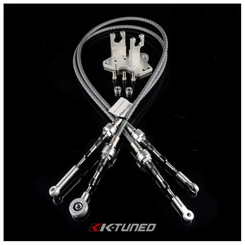 K-TUNED H/F SERIES CABLE BRACKET W/ RACE-SPEC CABLES