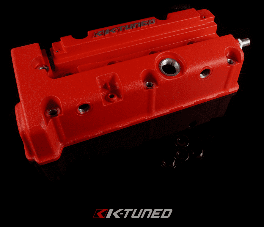 K-TUNED VENTED VALVE COVER HONDA K-SERIES K20A K24A - WRINKLE RED