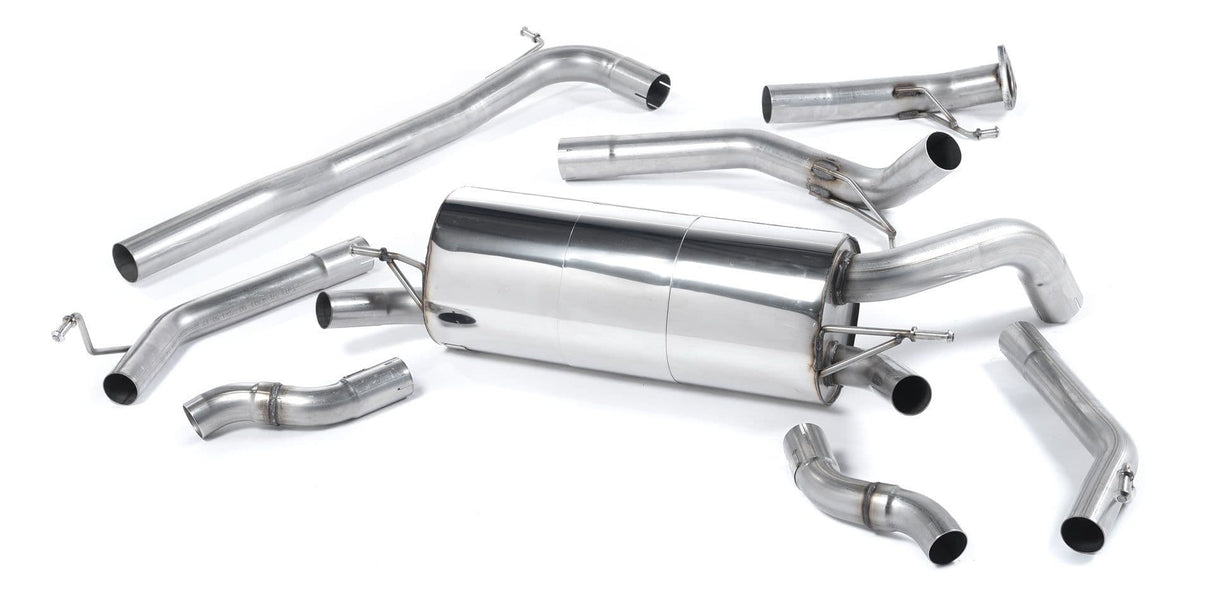 Milltek Cat Back Exhaust Honda Civic Type R 2.0 i-VTEC FN2 07-12 - Non Res - RAW / Polished