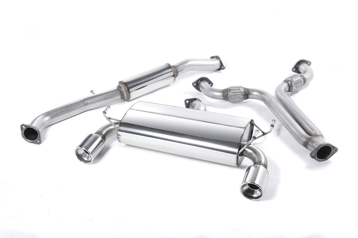 Milltek Cat Back Exhaust Nissan 350Z 3.5 V6 03-10 - RAW / Polished - Dual 100mm Meteor