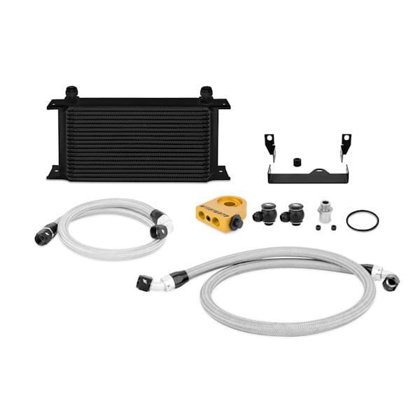 MISHIMOTO 2006-2007 SUBARU WRX/STI THERMOSTATIC OIL COOLER KIT, BLACK