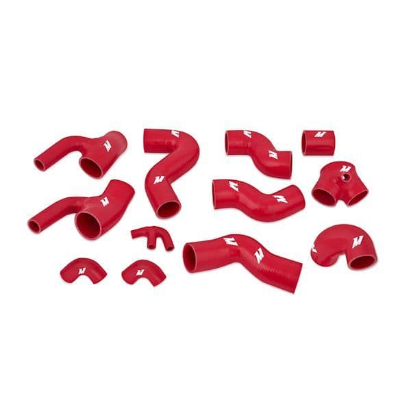 MISHIMOTO AUDI S4 SILICONE TURBO HOSE KIT, 1997-2002 RED