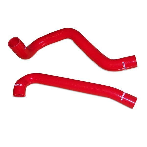 MISHIMOTO JEEP WRANGLER 4 CYL SILICONE HOSE KIT, 1997-2002 RED